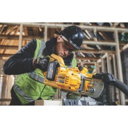 DEWALT DCS777T2-GB 216mm 54V 2 x 6.0Ah Li-Ion XR FlexVolt Brushless Cordless Single-Bevel Sliding Compound Mitre Saw
