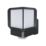 Brackenheath iSpot Deco Indoor & Outdoor Cube Wall Light With PIR & Photocell Sensor Black