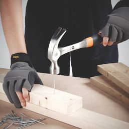 Site  3-Finger Framer Performance Gloves Grey/Black Large