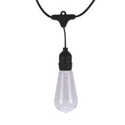 TCP ST64 10m Outdoor LED Warm White Garden Festoon Lights 10W 40lm