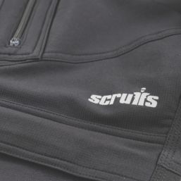 Scruffs Tech Holster Stretch Work Trousers Black 32" W 32" L
