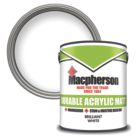 Macpherson 5Ltr Brilliant White Matt Emulsion Wall & Ceiling Paint