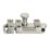 Smith & Locke Flat Door Bolt Satin Nickel 40mm