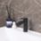 ETAL Spear Matt Black 184mm Standard Lever Mono Basin Mixer Tap