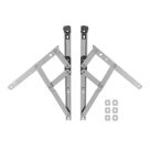 Smith & Locke  Friction Stay Window Hinges Top-Hung 300mm 2 Pack