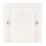 Hager Sollysta WMP2FO 20A Unswitched Flex Outlet  White