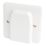 Hager Sollysta WMP2FO 20A Unswitched Flex Outlet  White