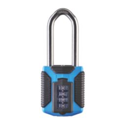 Squire CP50 2.5 ATLS Weatherproof Long Shackle Combination  Padlock Blue 50mm