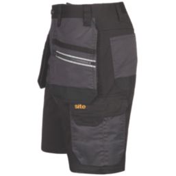 Site Kirksey Shorts Grey/Black 34" W