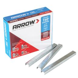 Arrow Heavy Duty Staples Galvanised 6mm x 10mm 5000 Pack