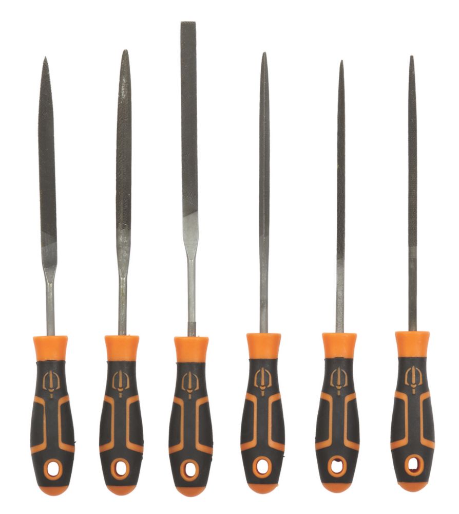 Magnusson Needle File Set 5 1/2" 6 Pcs Screwfix