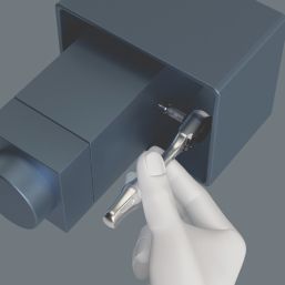 Wera Bit-Check 10 Zyklop Mini BiTorsion 1 1/4" Drive Ratchet & Accessory Set 10 Pcs