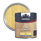 Fortress Floor Varnish Clear Satin 2.5Ltr