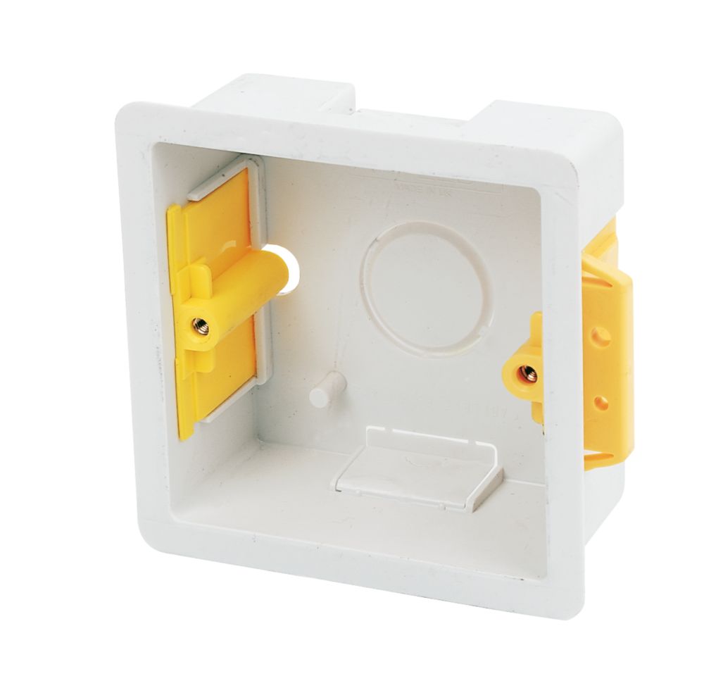 Appleby 1Gang Dry Lining Knockout Box 35mm Screwfix