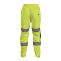 Scruffs  Hi-Vis Joggers Yellow / Navy Small 28" W 30" L