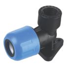 Flomasta  MDPE Wall-Plate Elbow 20mm x 1/2"