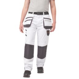 Site Kirksey Stretch Holster Trousers White/Grey 36" W 32" L