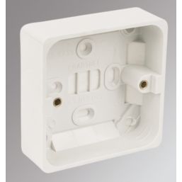 Crabtree Capital 1-Gang Surface Pattress  Knockout Box 29mm