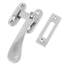 Smith & Locke Left or Right-Handed Victorian Casement Fastener Polished Chrome