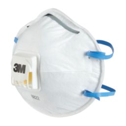 3M 8822 Cool Flow Disposable Valved Masks P2 5 Pack
