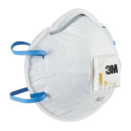 3M 8822 Cool Flow Disposable Valved Masks P2 5 Pack
