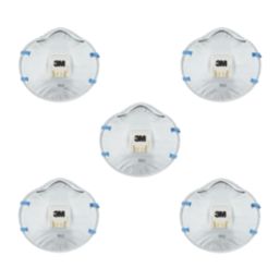3M 8822 Cool Flow Disposable Valved Masks P2 5 Pack