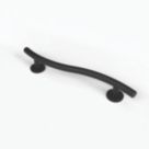 Nymas NymaSTYLE Curved Household Luxury Grab Rail Matt Black 620mm