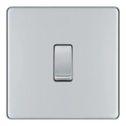 LAP  20A 16AX 1-Gang 2-Way Light Switch  Polished Chrome