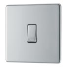 LAP  20A 16AX 1-Gang 2-Way Light Switch  Polished Chrome