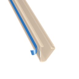 D-Line PVC Magnolia TV Cable Cover 60mm x 15mm x 1m