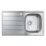 Grohe K200 1 Bowl Stainless Steel Sink Chrome 860mm x 500mm