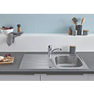 Grohe K200 1 Bowl Stainless Steel Sink 860 x 500mm