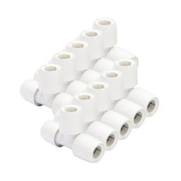 Hep2O  Plastic Push-Fit Equal Tees 15mm 10 Pack