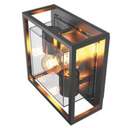 Calex Bologna Outdoor Wall Light Black