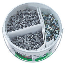Schneider Electric Cable Clips Trade Tub 1 - 2.5mm² 1000 Pieces