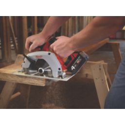 Milwaukee HD18CS-402B 165mm 18V 2 x 4.0Ah Li-Ion RedLithium  Cordless Circular Saw