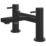 ETAL Blake Matt Black 145mm Deck Mounted Dual Control Manual Shower Mixer Tap