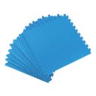 Essentials  Interlocking Floor Tiles Blue 20mm 8 Pack