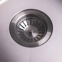 ETAL Sink Strainer Waste Gun Metal 90mm