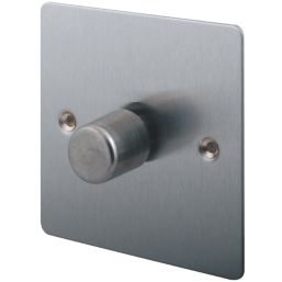 LAP  1-Gang 2-Way LED Dimmer Switch  Brushed Stainless Steel