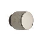 Elite Knobs & Handles Kensington Knurled Cabinet Knob Black Nickel 25mm