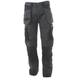 DeWalt Barstow Holster Work Trousers Charcoal Grey 30" W 29" L