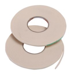 Stormguard Sureseal 3 Self-Adhesive Foam Draught Excluder Weatherstrips White 7.5m 2 Pack