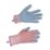 ClipGlove Weeding  Womens Polyester Gardening Gloves Blue / Pink Medium