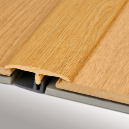 Vitrex Light Oak Variable Height Wood/Laminate Floor Threshold 0.9m