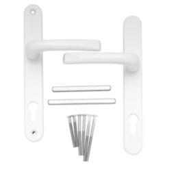 Mila ProLinea Type B Lever Door Handles Pair White