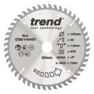 Trend  Wood/Chipboard/MDF Circular Saw Blade 140mm x 20mm 48T