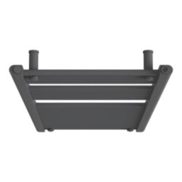 Flomasta 1200mm x 500mm 1815BTU Anthracite Flat  Towel Radiator