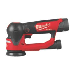 Milwaukee M12 FSDR75-202B FUEL 75mm 12V 2 x 2.0Ah Li-Ion RedLithium Brushless Cordless Random Orbit Sander