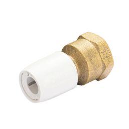 Hep2O  Plastic Push-Fit Adapting Female Coupler 10mm x 1/2"